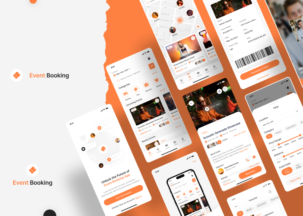 Event Booking App UI Kit