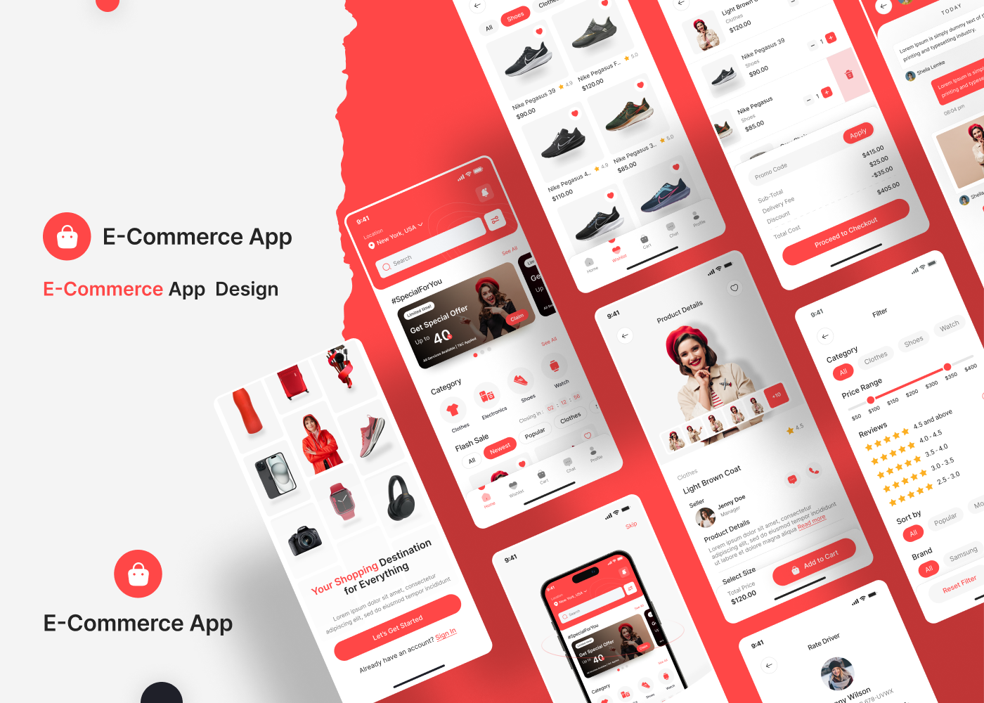 e commerce app ui design