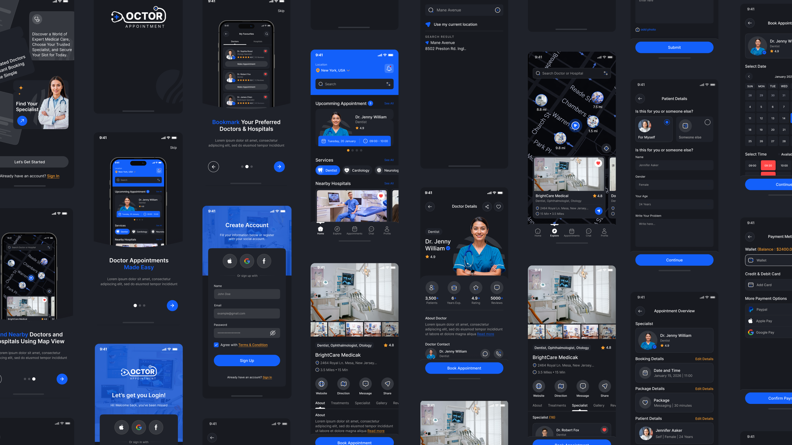 doctor consultation app figma