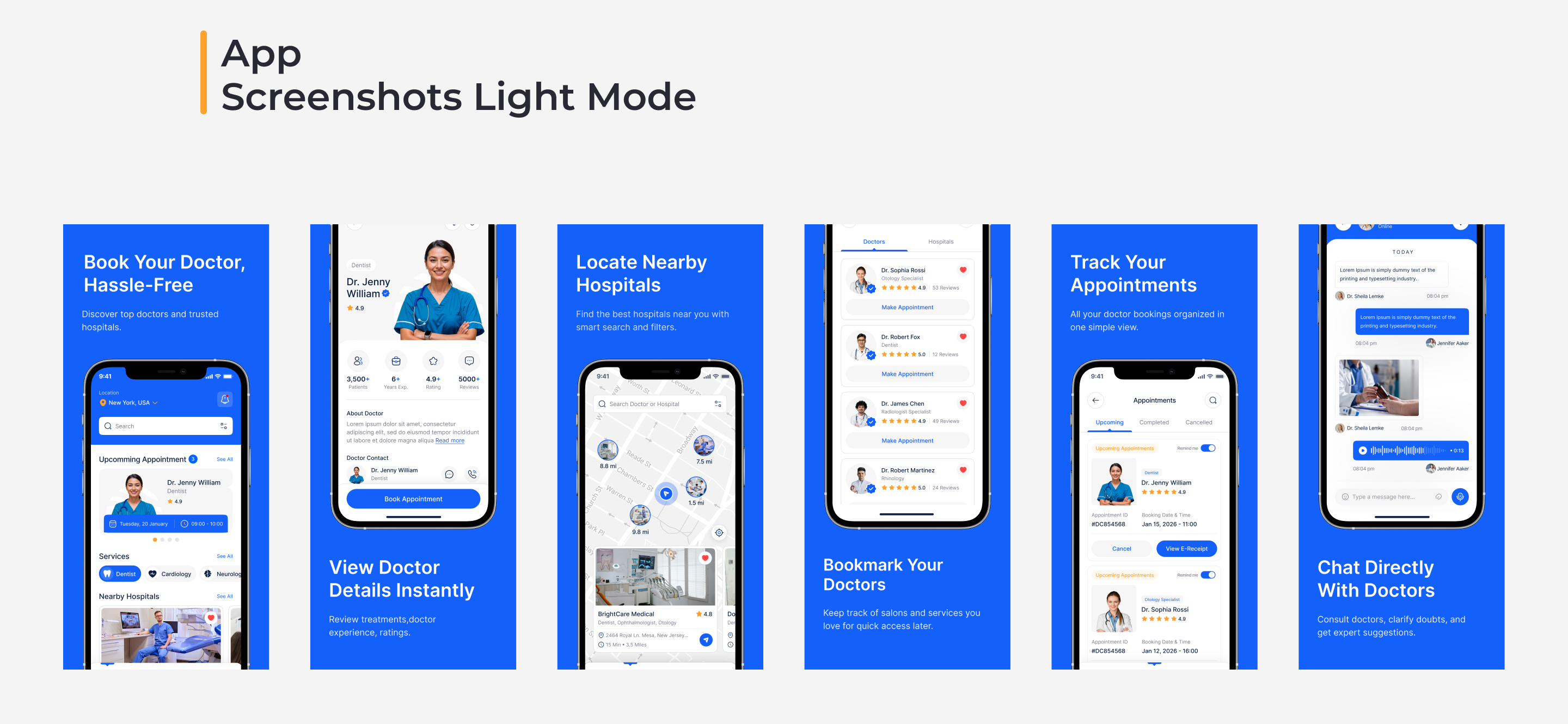 doctor app ui design