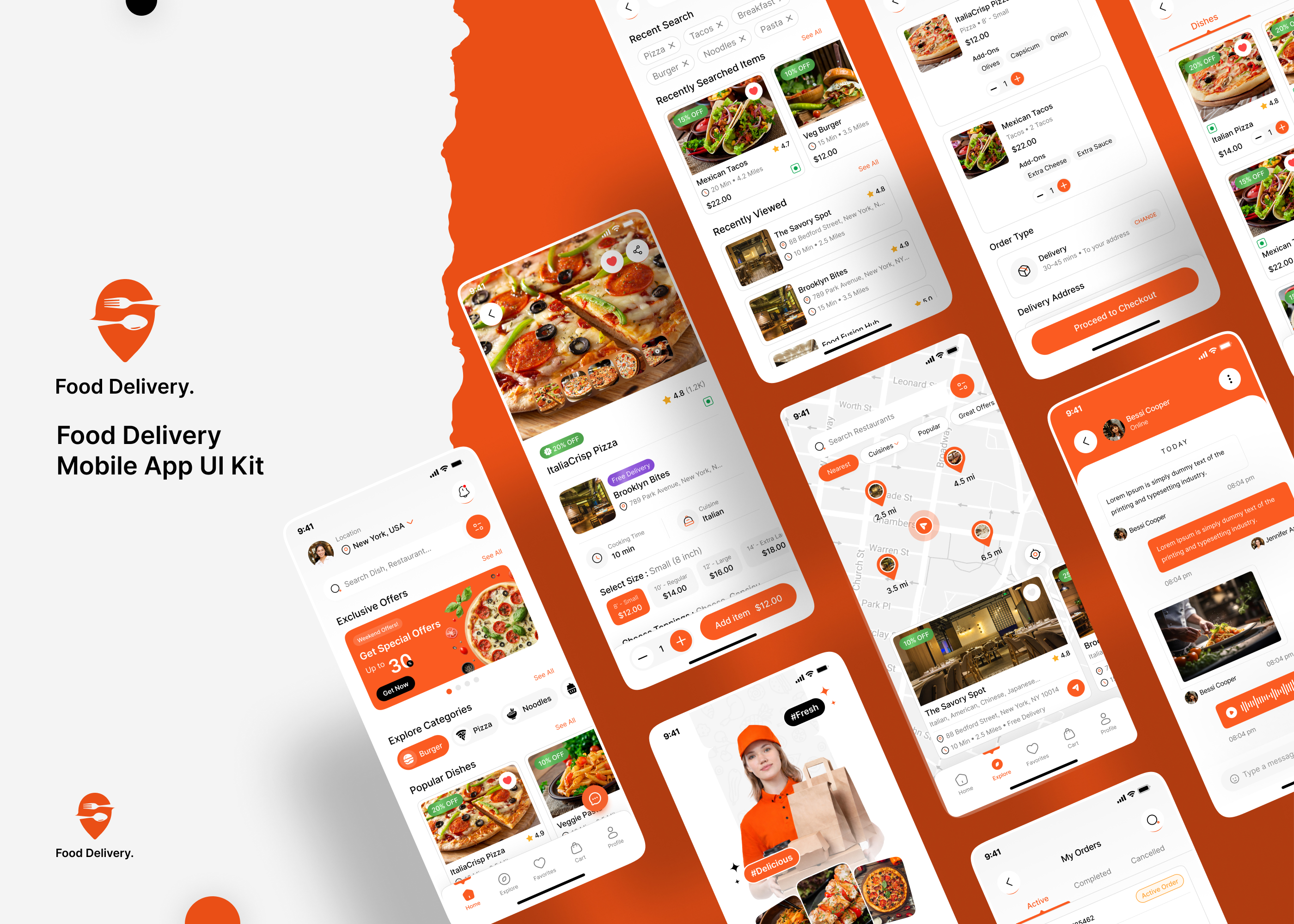 food delivery app figma