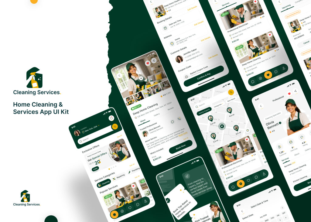 Home Cleaning and Home Services App