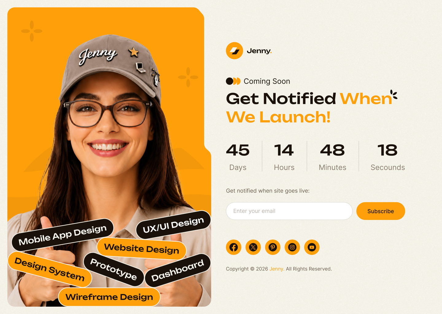 personal portfolio figma template