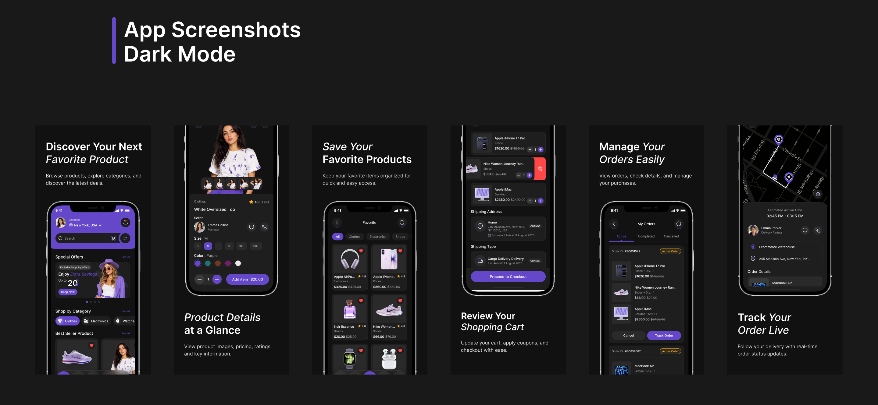 ecommerce app ui template