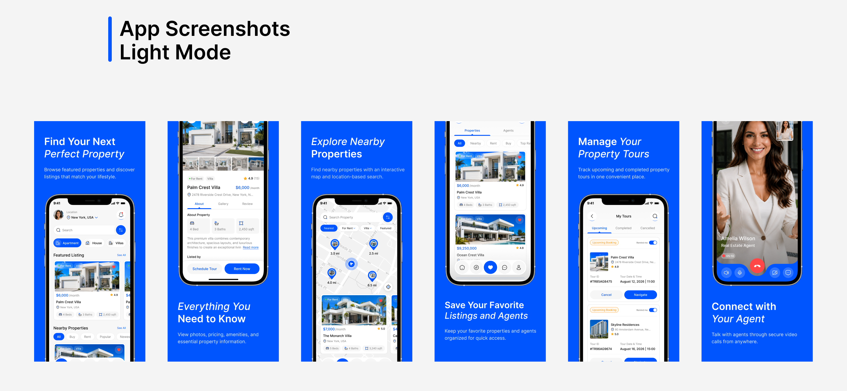 real estate app ui ux design