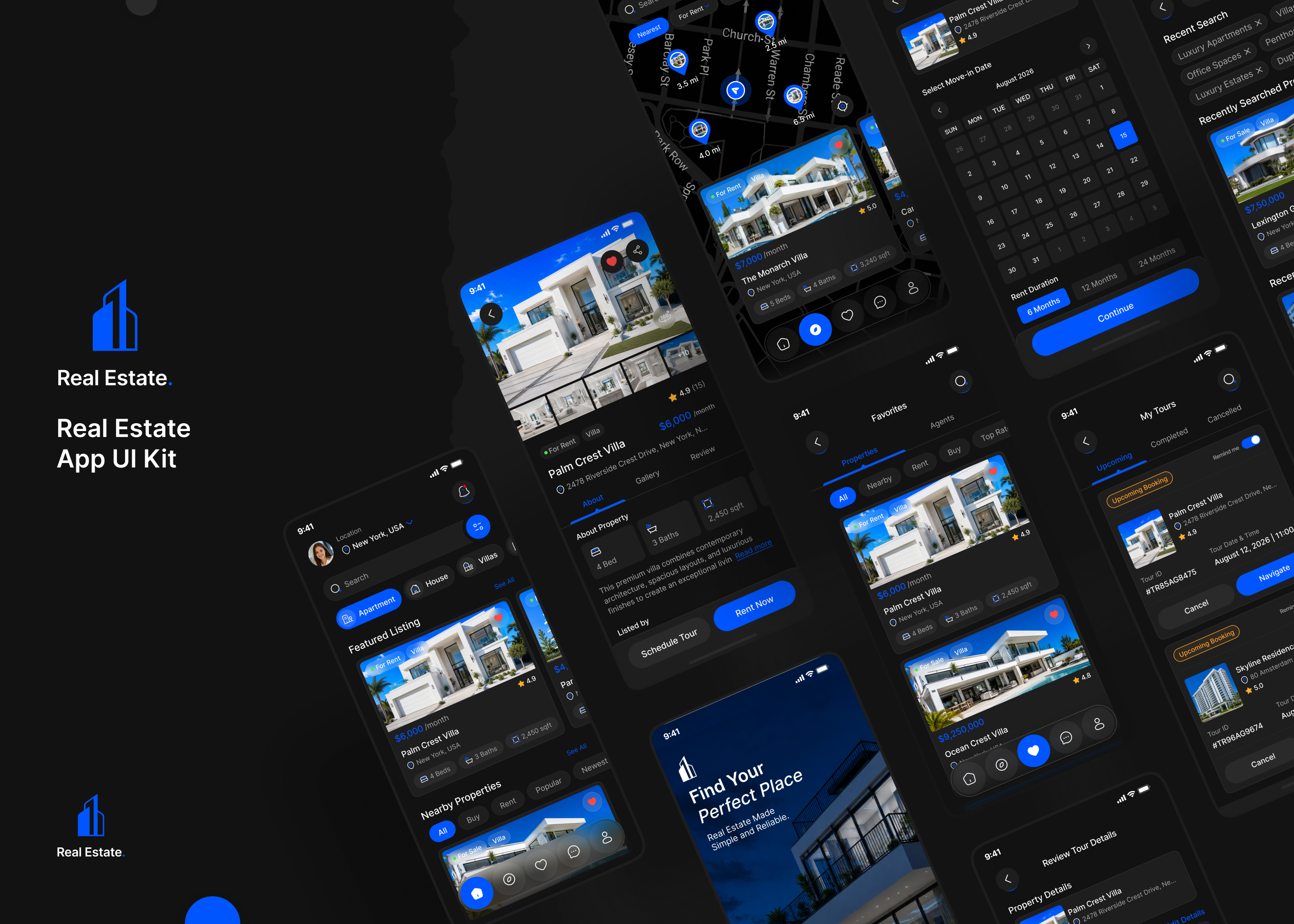 real estate app design