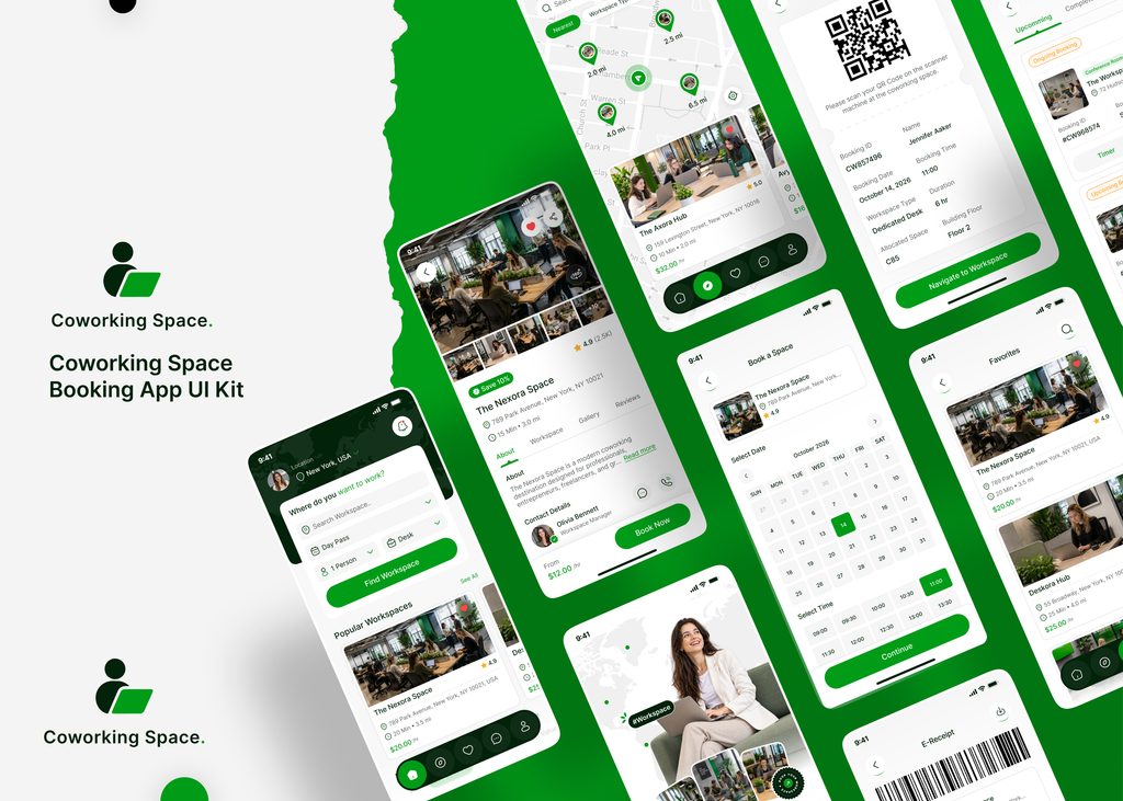 coworking space booking app