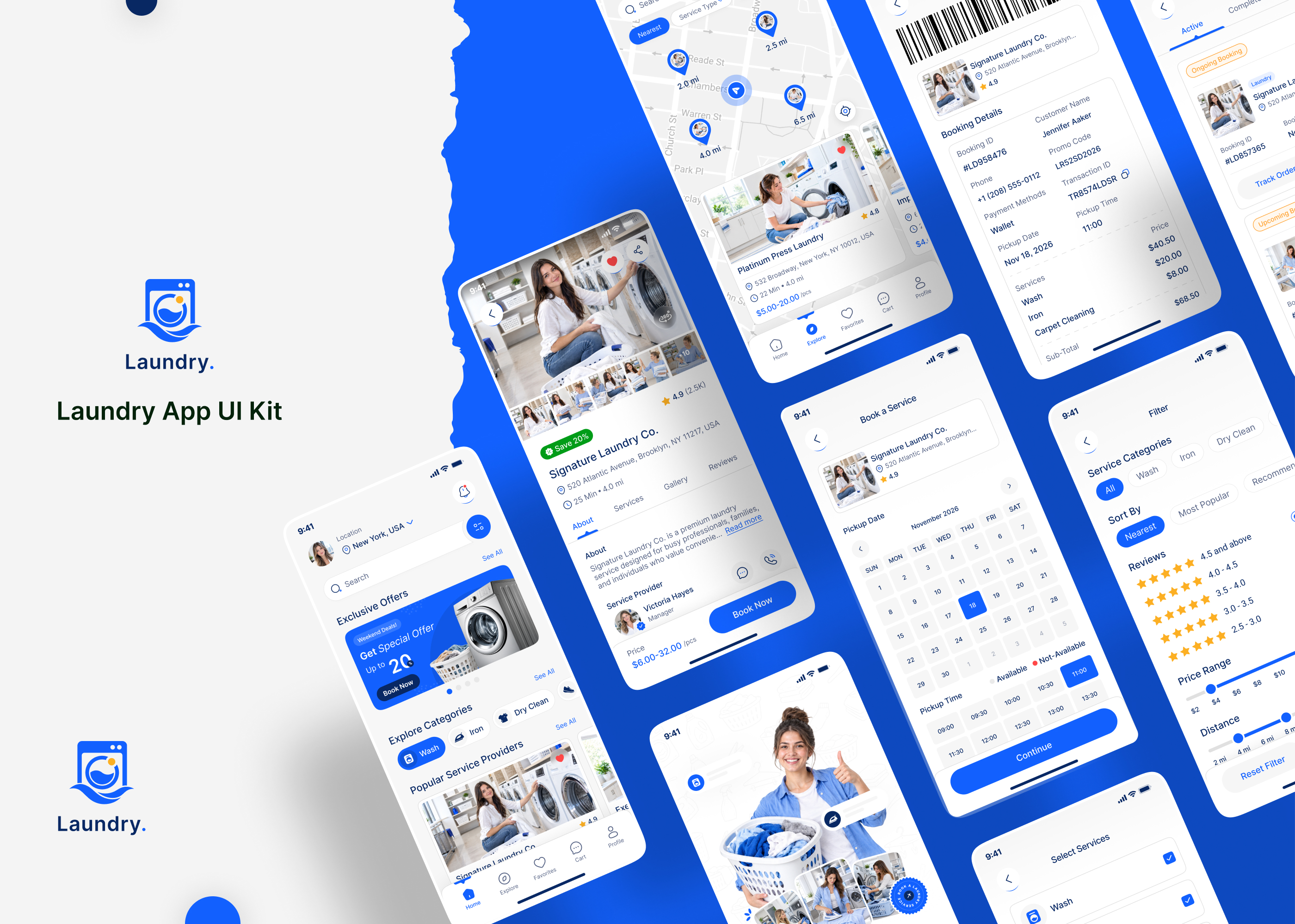 laundry app design